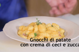 Gnocchi di patate ceci e zucca